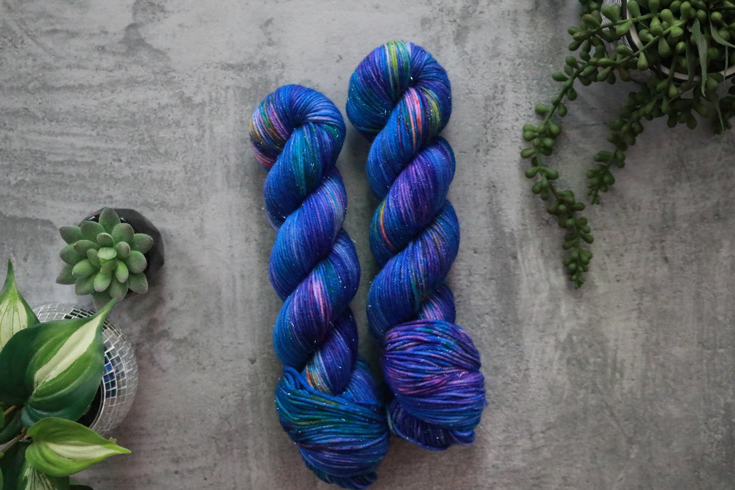 Saltwater Coral - Spruce Sparkle DK