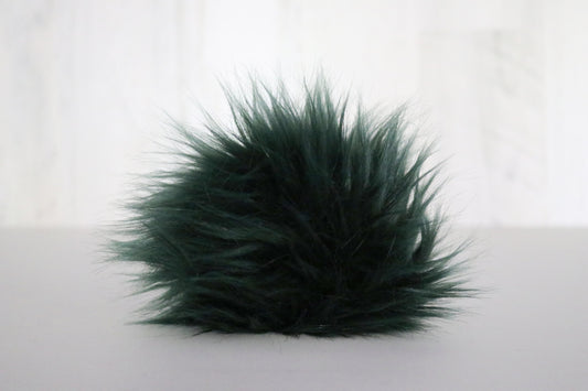 Evergreen Faux Fur Pom Pom