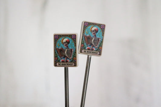 The Booktrovert Needle Stopper
