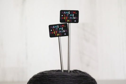 Let Me Overthink This Needle Stopper