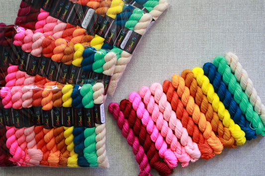 Summer Stripes Mini Skein Set