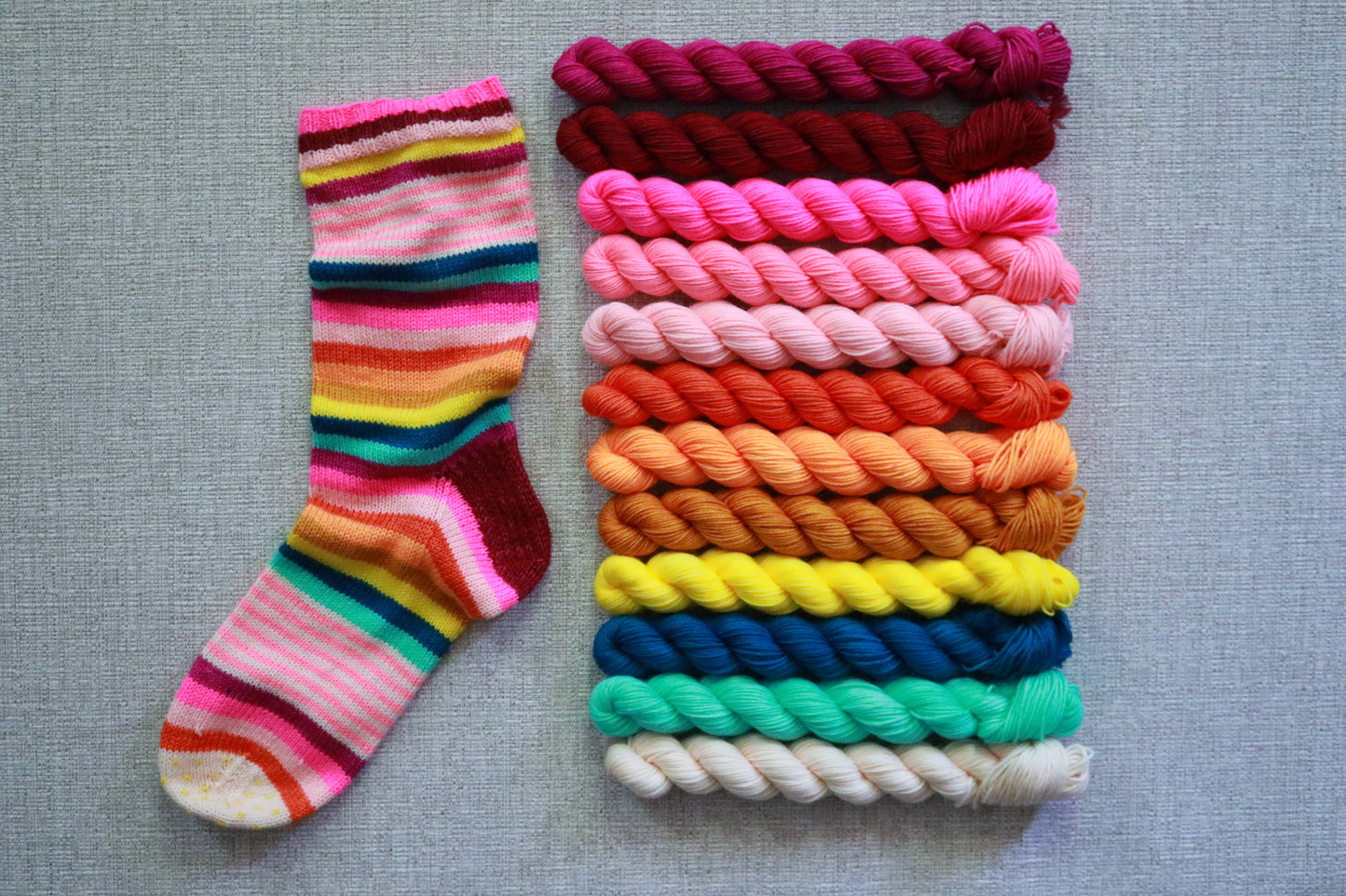 Summer Stripes Mini Skein Set