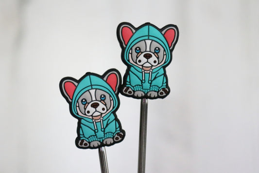 Pug Thug (Blue) Needle Stopper
