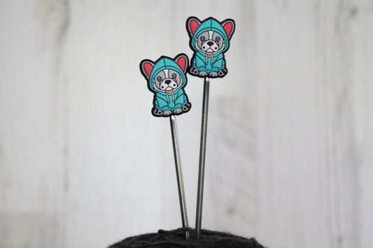 Pug Thug (Blue) Needle Stopper
