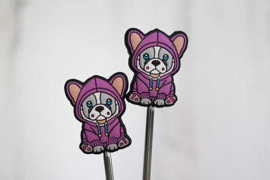 Pug Thug (Purple) Needle Stopper