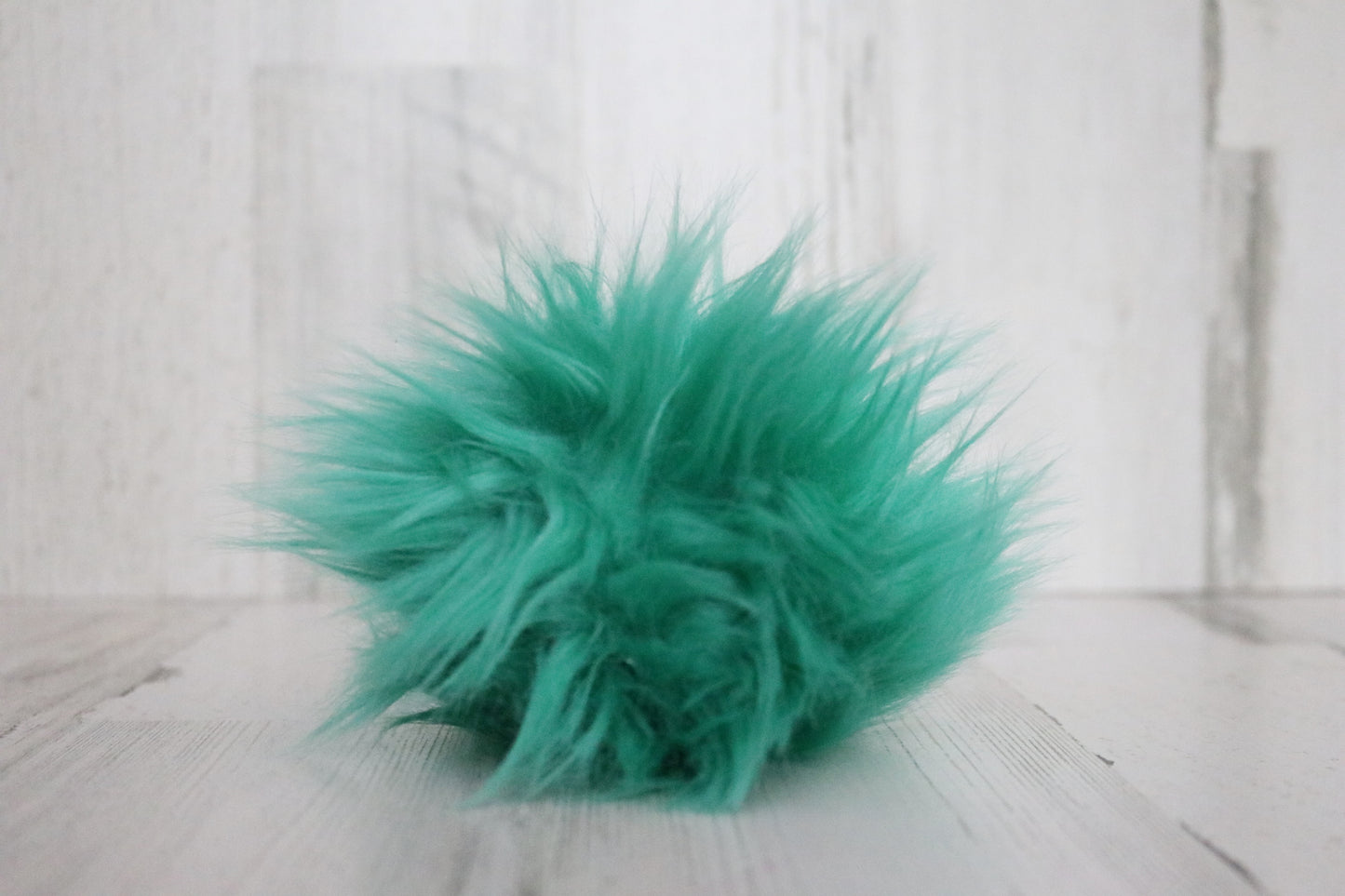 Spearmint Faux Fur Pom Pom