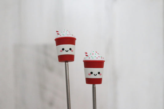 Cup of Christmas Needle Stopper