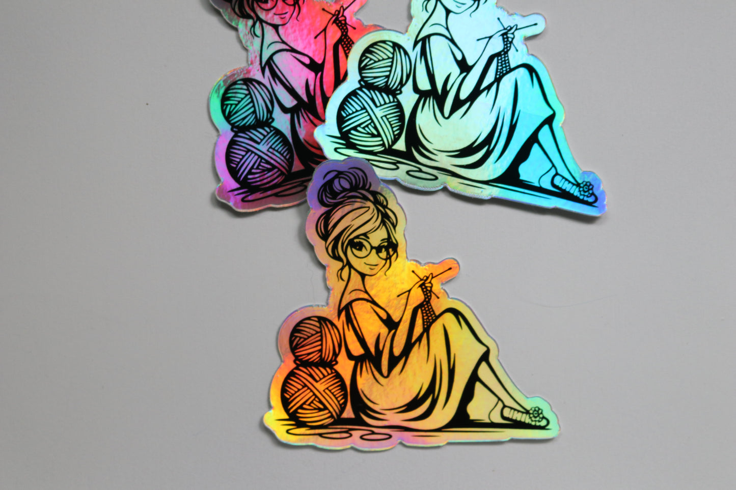 Yarn Girl Sticker