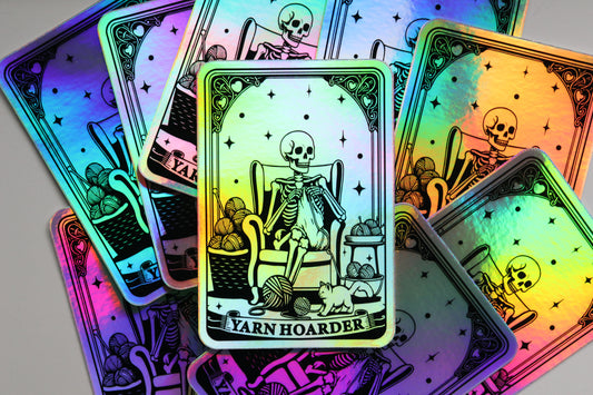 Yarn Hoarder Sticker